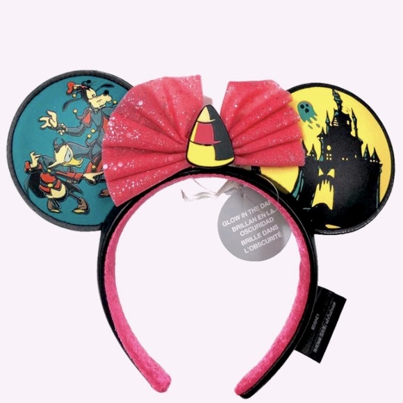 NEW Disney DVC Vacation Club Mickey Mouse Happy Halloween Glow-in-the-Dark Ears - Picture 3 of 9